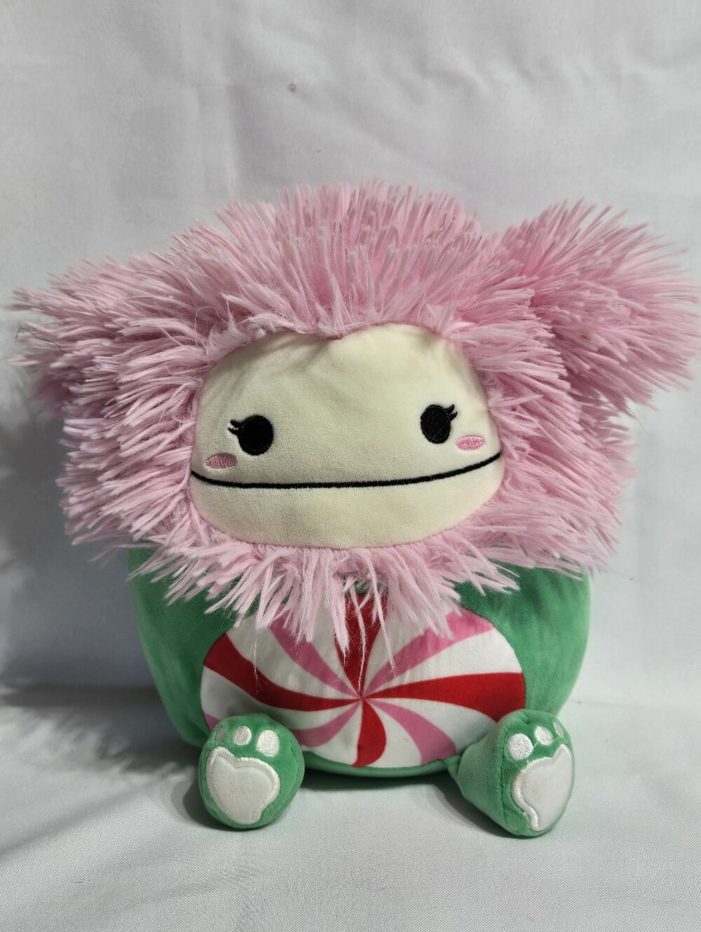 8" Squishmallows Astrud the Peppermint Bigfoot Plush Yeti Stuffed Animal Excelle
